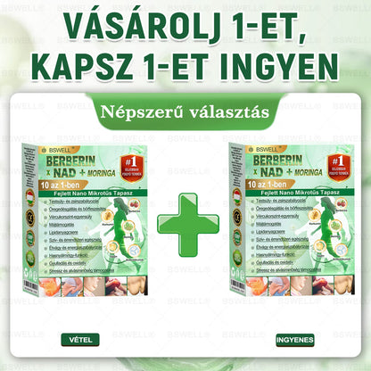☘️BSWELL® Nano mikrotűs karcsúsító tapasz (Napi egyszer, látható változás 28 nap alatt) ✅ Támogatja a fogyást, szívet, cukorbetegséget, alvást, ízületeket és még sok más!