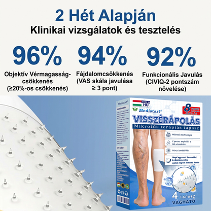 💚Medistart® Visszérápoló Mikrotűs Gondozó Tapasz ⚡ Azonnali Megkönnyebbülés, Hosszú Távú Eredmények